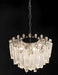 Gorgeous Murano Quadriedri Prisms Transparent Chandelier-DWHOME