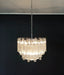 Gorgeous Murano Quadriedri Prisms Transparent Chandelier-DWHOME