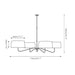 Grande Four Arm Chandelier-DWHOME