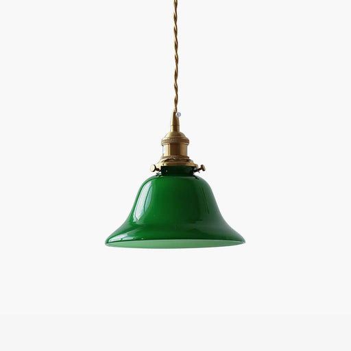 Green Bell Pendant Light-DWHOME