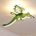 Green Dinosaur Ceiling Light-DWHOME