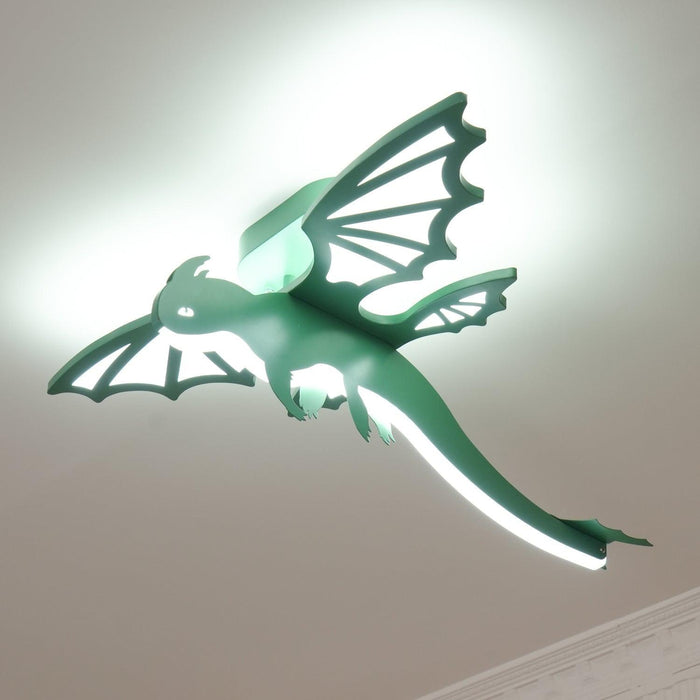 Green Dinosaur Ceiling Light-DWHOME