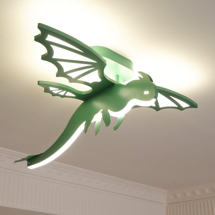 Green Dinosaur Ceiling Light-DWHOME