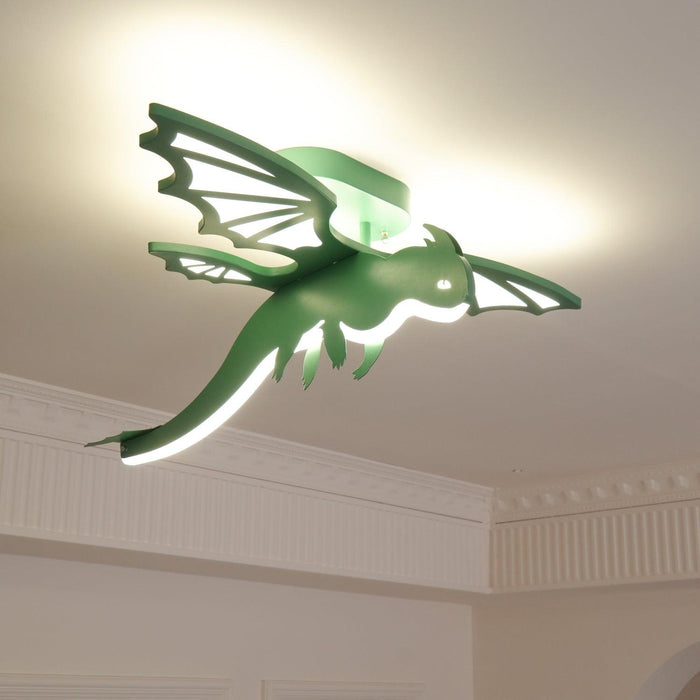 Green Dinosaur Ceiling Light-DWHOME