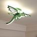 Green Dinosaur Ceiling Light-DWHOME
