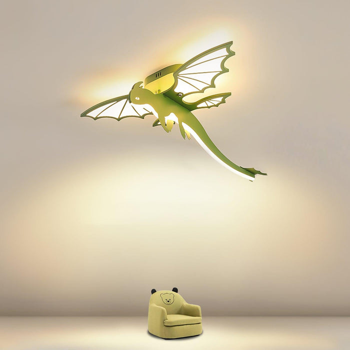 Green Dinosaur Ceiling Light-DWHOME