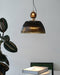 Green Glass Bowl Pendant Lamp-DWHOME