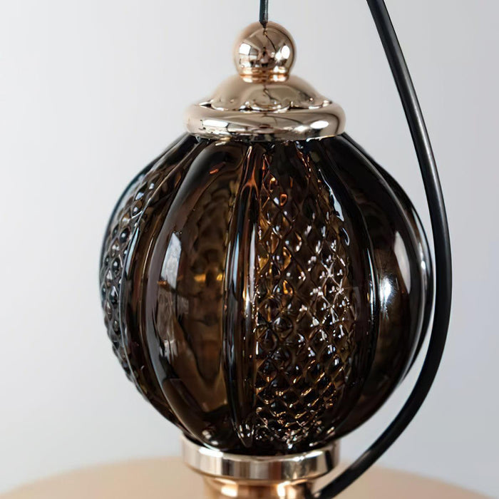 Green Glass Bowl Pendant Lamp-DWHOME
