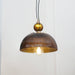 Green Glass Bowl Pendant Lamp-DWHOME