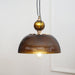 Green Glass Bowl Pendant Lamp-DWHOME