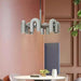 Art Decor Style U Shaped Chandelier Black/Orange/Blue/Grey - DWHOME