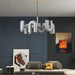 Art Decor Style U Shaped Chandelier Black/Orange/Blue/Grey - DWHOME