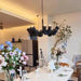 Art Decor Style U Shaped Chandelier Black/Orange/Blue/Grey - DWHOME