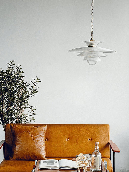 Grid Glass Pendant Light-DWHOME