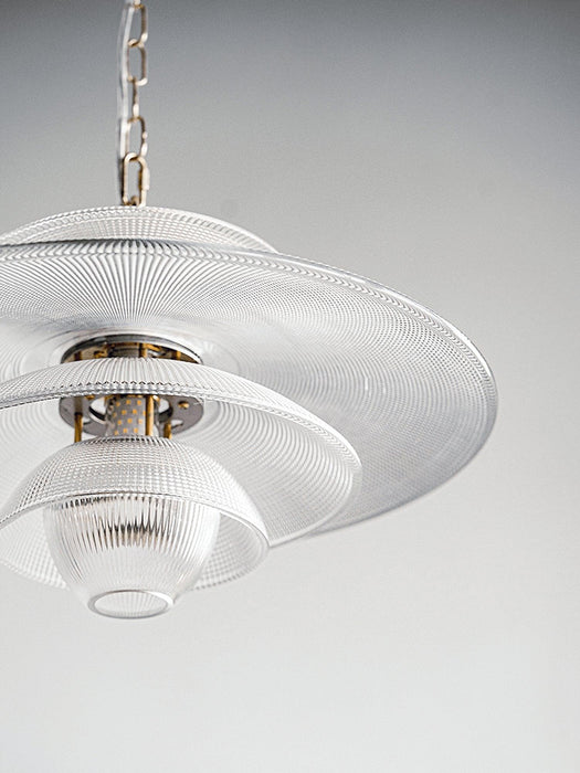 Grid Glass Pendant Light-DWHOME