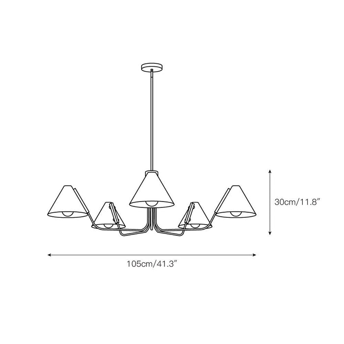 Grove Isle Chandelier-DWHOME