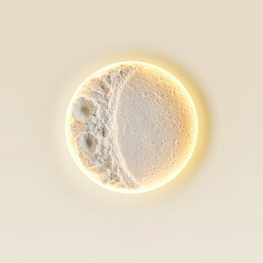 Gypsum Moon Wall Lamp-DWHOME