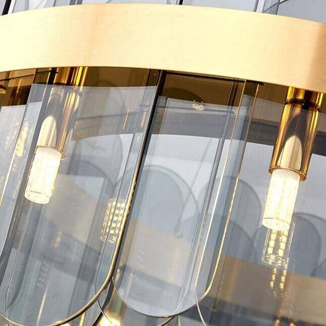 Lustre à éclats ovales de style moderne - DWHOME