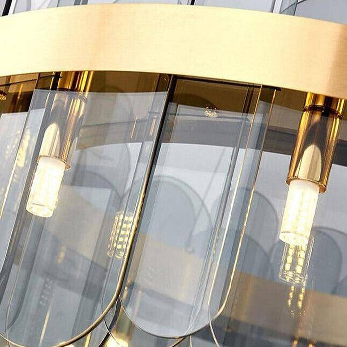 Modern Style Oval Shards Chandelier-DWHOME