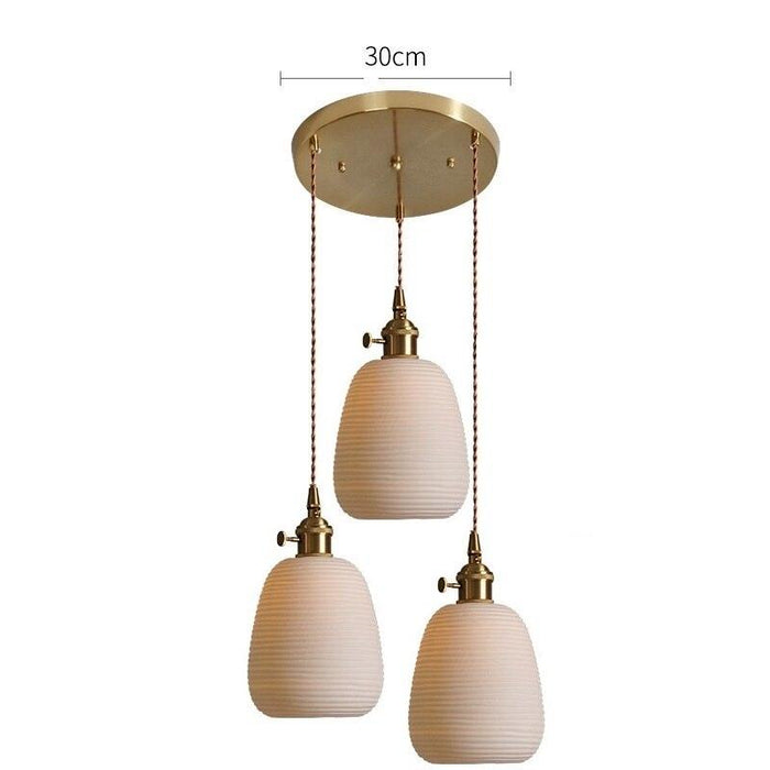 Nordic Style Ceramic Hanging Pendant Light - DWHOME