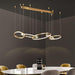 Modern Design Golden Rings Chandelier - DWHOME