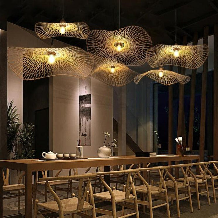 Wavy Strawhat Pendant Lights - DWHOME
