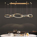 Modern Design Golden Rings Chandelier - DWHOME