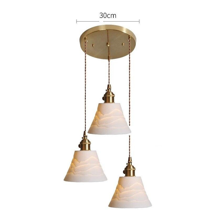 Nordic Style Ceramic Hanging Pendant Light - DWHOME