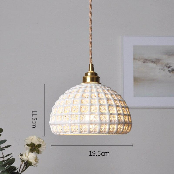 Nordic Style Ceramic Hanging Pendant Light - DWHOME