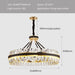 Postmodern Luxury Crystal Chandelier - DWHOME