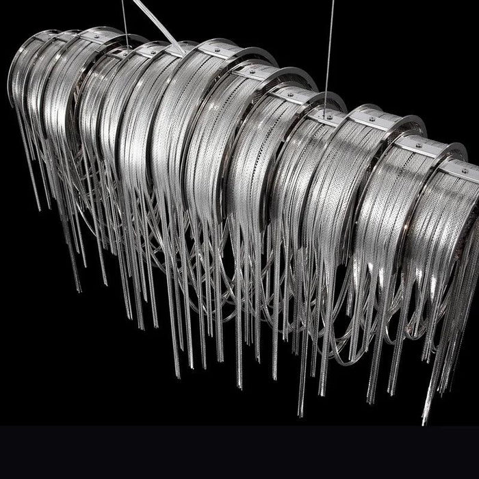 Cadena Chain Tassel Dining Room Chandelier-DWHOME