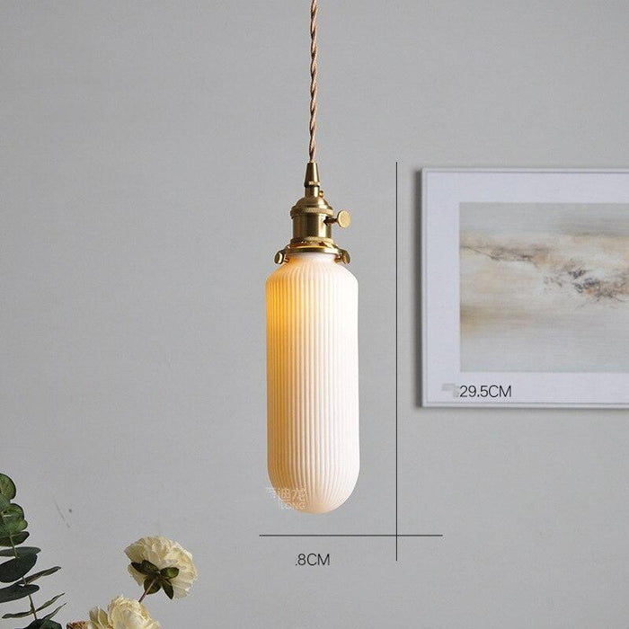 Nordic Style Ceramic Hanging Pendant Light - DWHOME