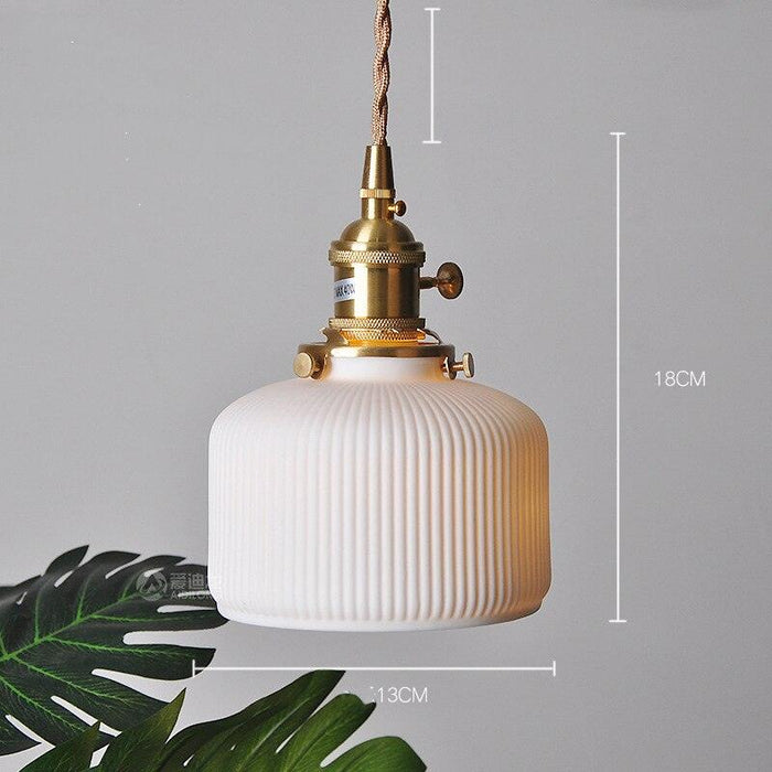 Nordic Style Ceramic Hanging Pendant Light - DWHOME