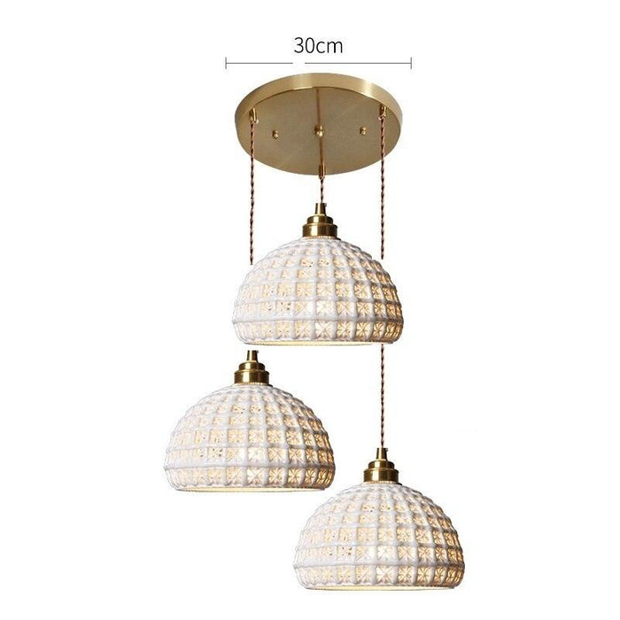 Nordic Style Ceramic Hanging Pendant Light - DWHOME