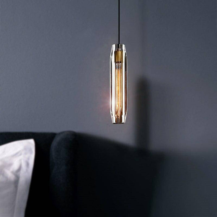 Nordic Style Transparent Torch Pendant Light-DWHOME
