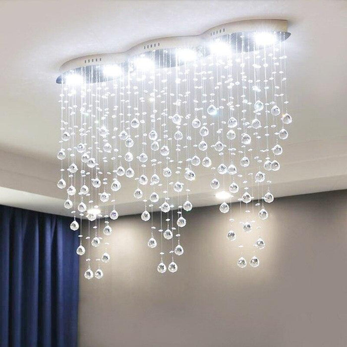 Modern Style Crystal Droplets Chandelier - DWHOME