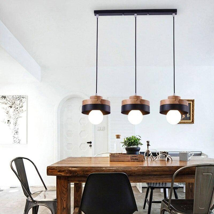 Modern Style Wooden Acorn Chandelier-DWHOME