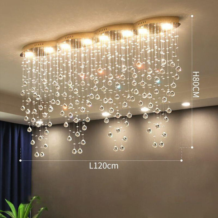 Modern Style Crystal Droplets Chandelier - DWHOME