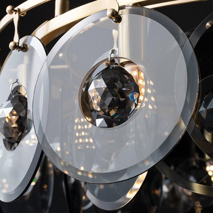 Modern Style Copper Shields Chandelier - DWHOME