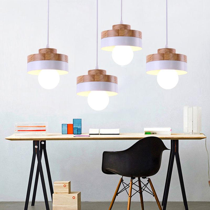 Modern Style Wooden Acorn Chandelier-DWHOME