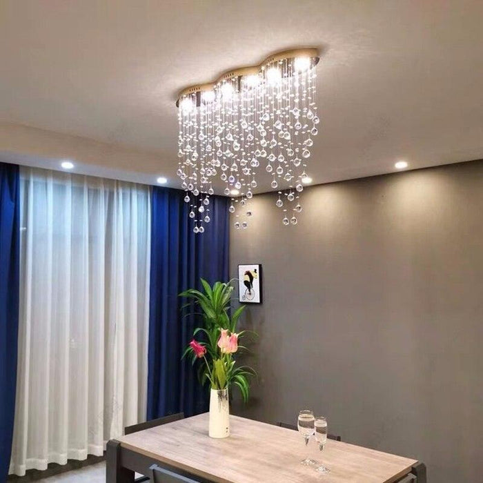 Modern Style Crystal Droplets Chandelier - DWHOME