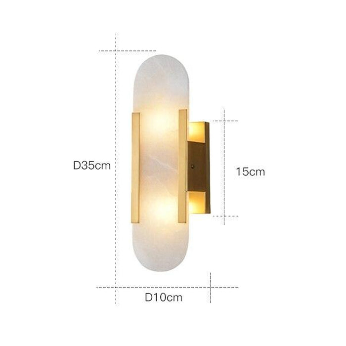 Post-modern Marble Wall Lamp-DWHOME