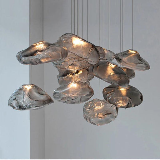 Creative Nordic Chandelier Dining Room Kitchen Island Glass Pendant Lamp Bedroom Restaurant Bar Coffee Art Hanging Light-DWHOME