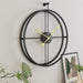 Modern Double Ring Iron Wall Clock - DWHOME