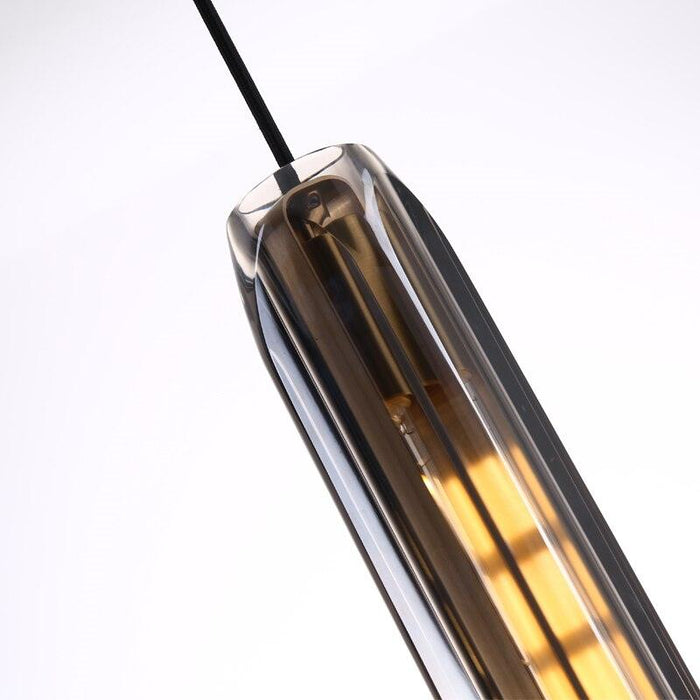 Nordic Style Transparent Torch Pendant Light-DWHOME