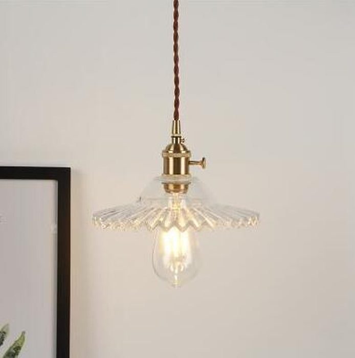 Lampe suspendue vintage en cuivre style nordique N READY-DWHOME