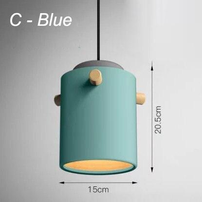 Wooden Bucket Pendant Lights - DWHOME