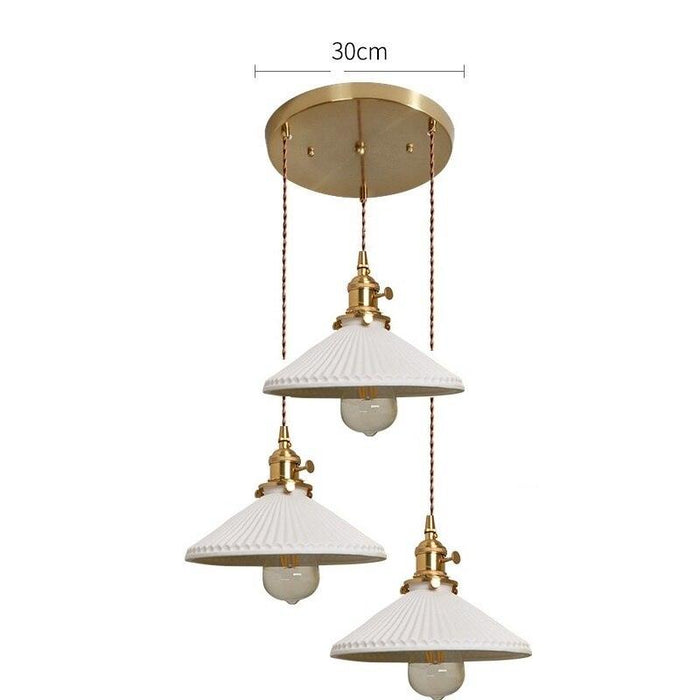 Nordic Style Ceramic Hanging Pendant Light - DWHOME