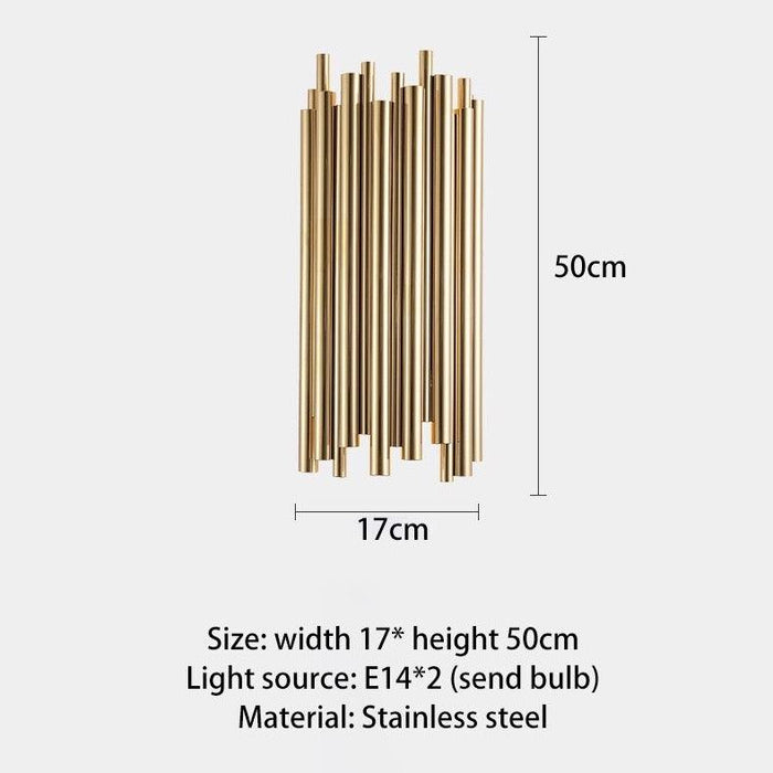 Modern Style Reversed Skyline Wall Light - DWHOME