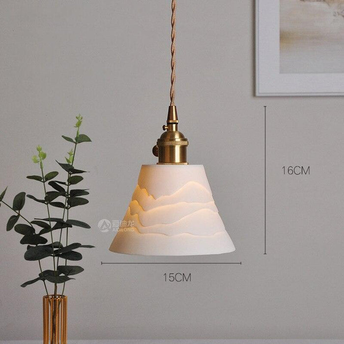 Nordic Style Ceramic Hanging Pendant Light - DWHOME